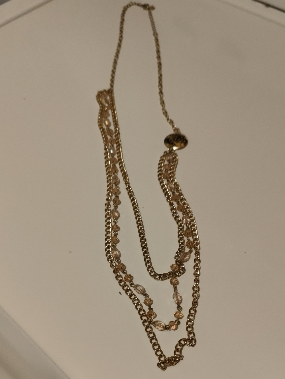 Gold Multi-Strand Layered Necklace - Women's Jewelry